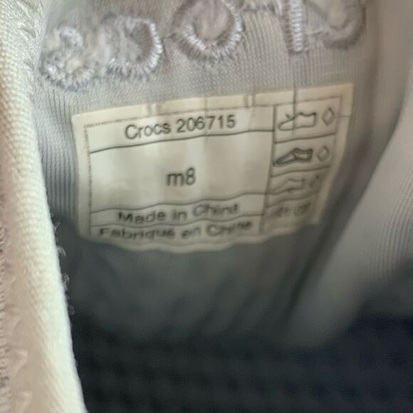 Crocs Men's Gray LiteRide 360 Pacer Lace Up Sneaker Size 8 - Picture 7 of 8